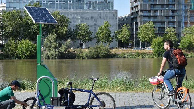 gonflage vélo autonome en énergie